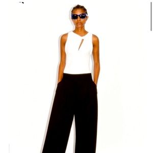 NWOT zara white knot bodysuit